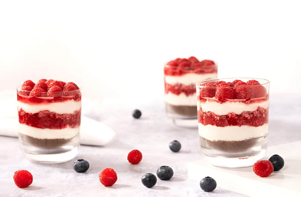 Verrine tiramisu framboises et spéculoos