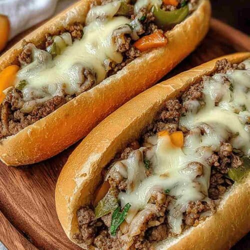 Ground Beef Philly Cheesesteaks The Ultimate Easy Dinner Recipe