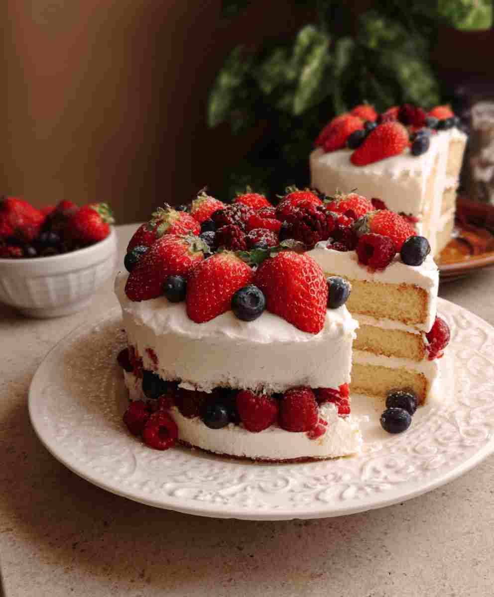 Berry Chantilly Cake