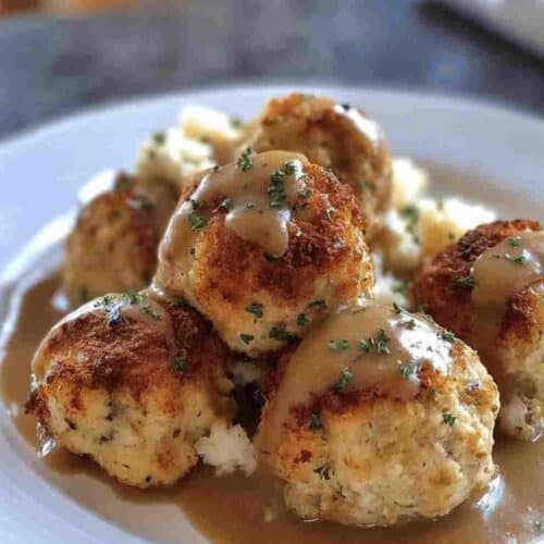 Turkey Stuffing Balls Easy Holiday Leftovers Recipe