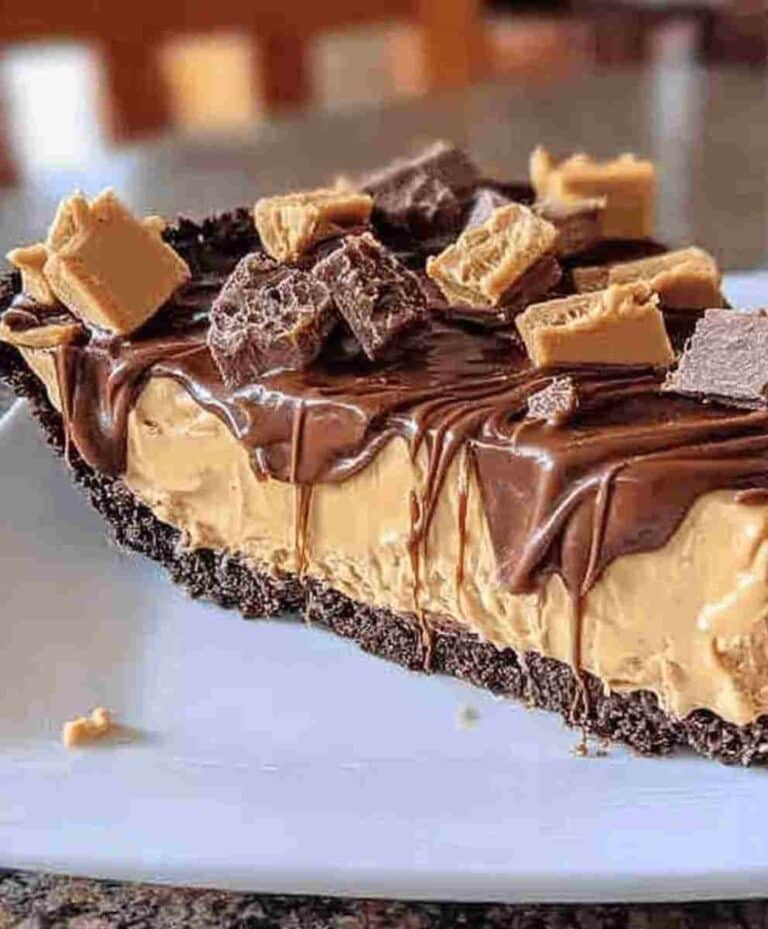 No-Bake Chocolate Peanut Butter Pie