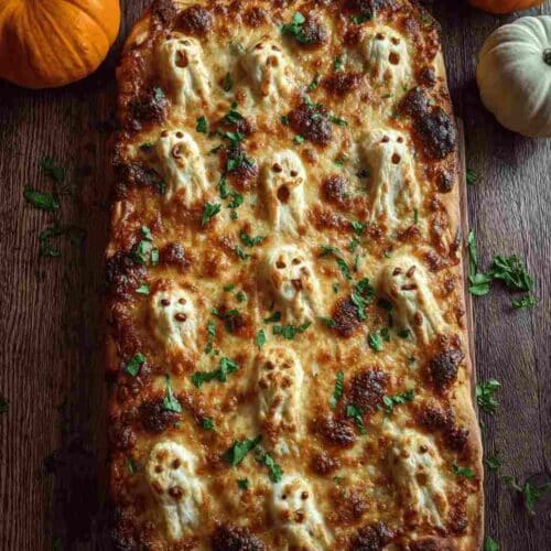 Cemetery Flatbread Pizza Easy Halloween Dinner Recipe