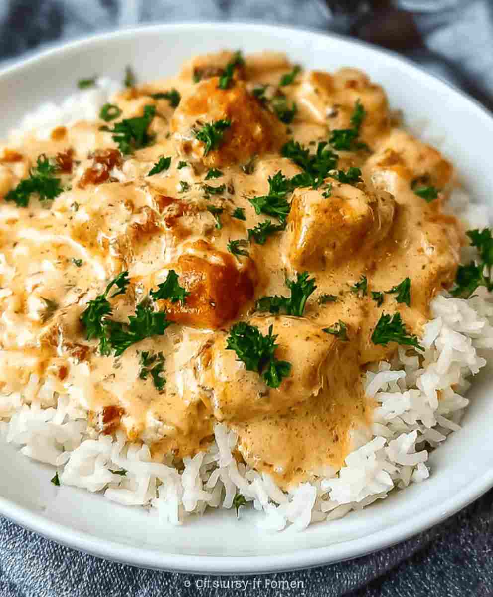 Creamy Smothered Chicken and Rice Easy Family Comfort Food Dinner