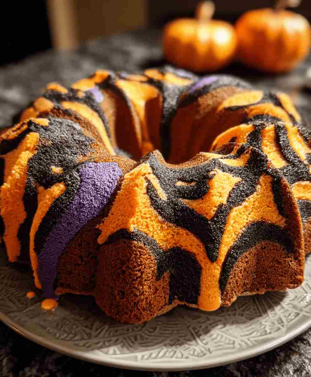 Halloween Bundt Cake: Spooky Swirl Dessert for Parties