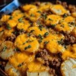 Cheesy Ground Beef and Potatoes