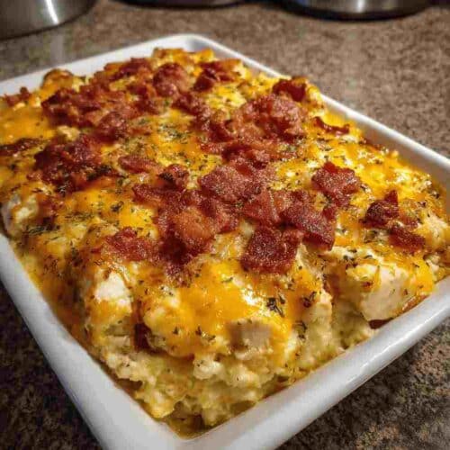 Amazing 25-Minute Crack Chicken Casserole