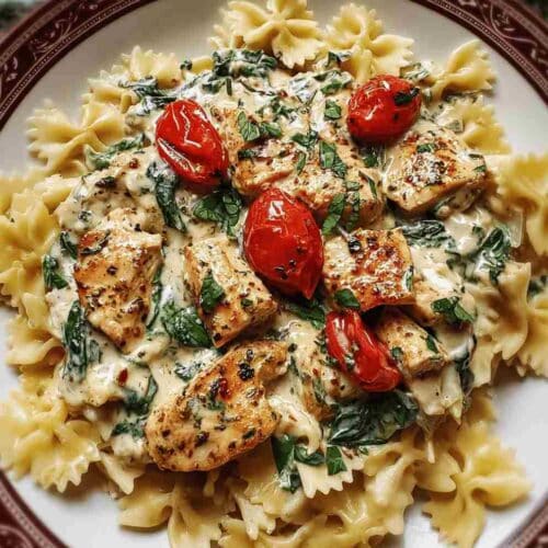 Creamy Italian Herb Chicken Pasta Easy Family Dinner Recipe