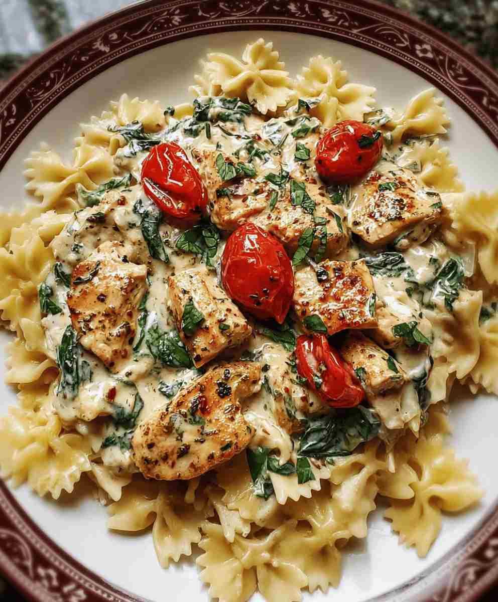 Creamy Italian Herb Chicken Pasta Easy Family Dinner Recipe