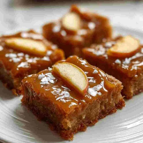 Caramel Apple Blondies Easy Fall Dessert for Family Comfort Food Lovers