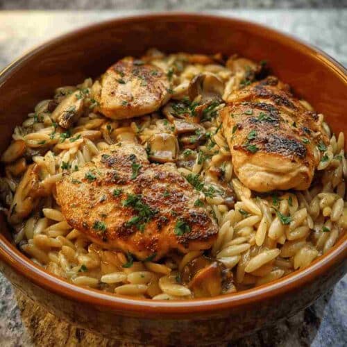 Marsala Chicken Orzo The Perfect One-Pot Comfort Dinner