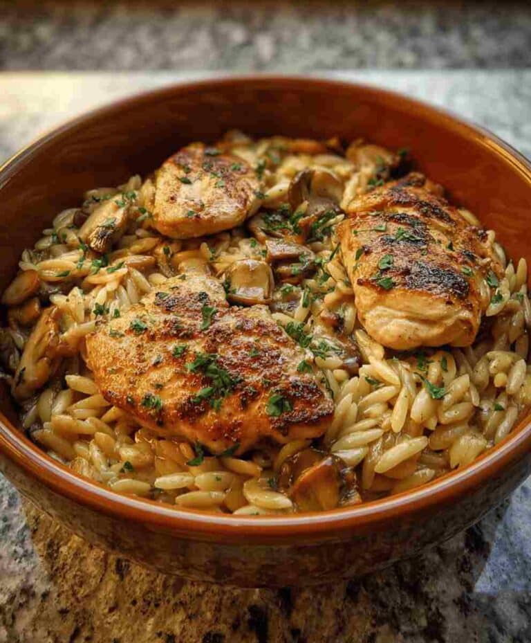 Marsala Chicken Orzo The Perfect One-Pot Comfort Dinner