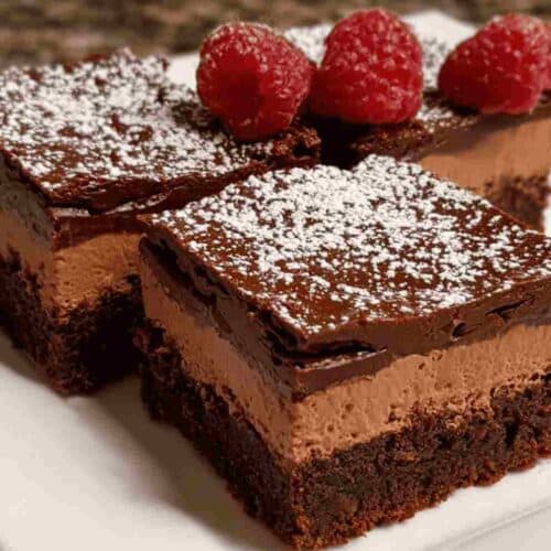 Chocolate Mousse Brownies Easy Family Dessert Recipe