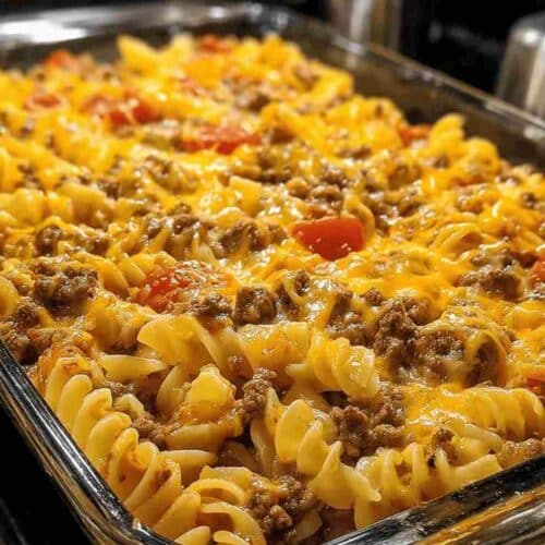 Cheeseburger Pasta Casserole Easy Family Comfort Food Dinner