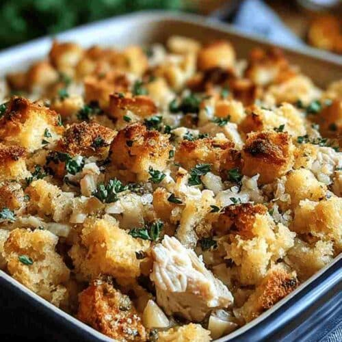Dolly’s Chicken and Stuffing Casserole