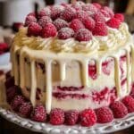 White Chocolate Raspberry Cake Easy Celebration Dessert