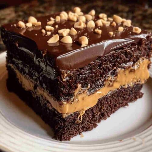 Chocolate Peanut Butter Texas Sheet Cake Easy Family Dessert
