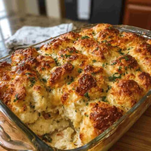 Easy Chicken Bubble Biscuit Bake Casserole Family Comfort Food