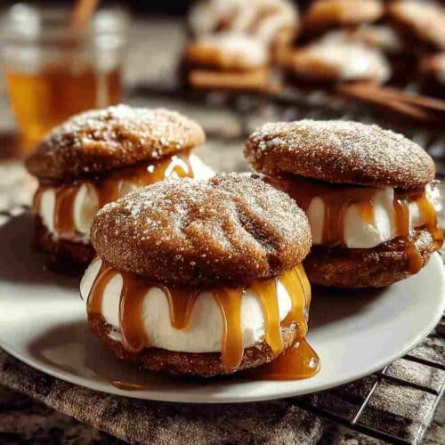 Apple Cider Whoopie Pies with Caramel Easy Fall Dessert Recipe