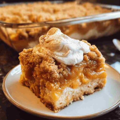 Pumpkin Dump Cake Easy Fall Dessert Recipe with Cake Mix