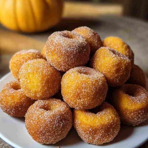 Pumpkin Donut Holes Recipe Easy Fall Dessert
