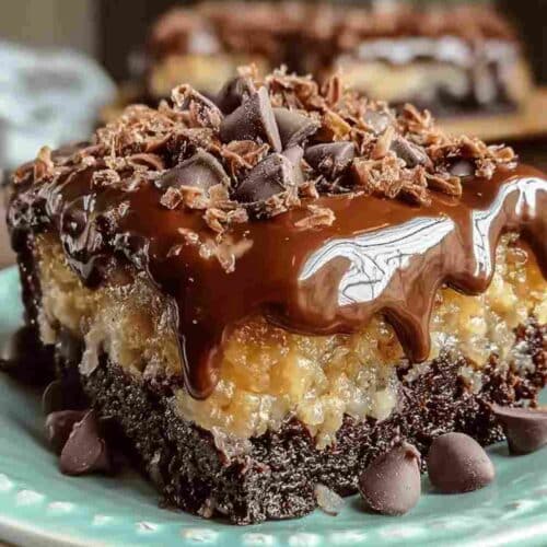 German Chocolate Poke Cake The Ultimate Easy Dessert Recipe