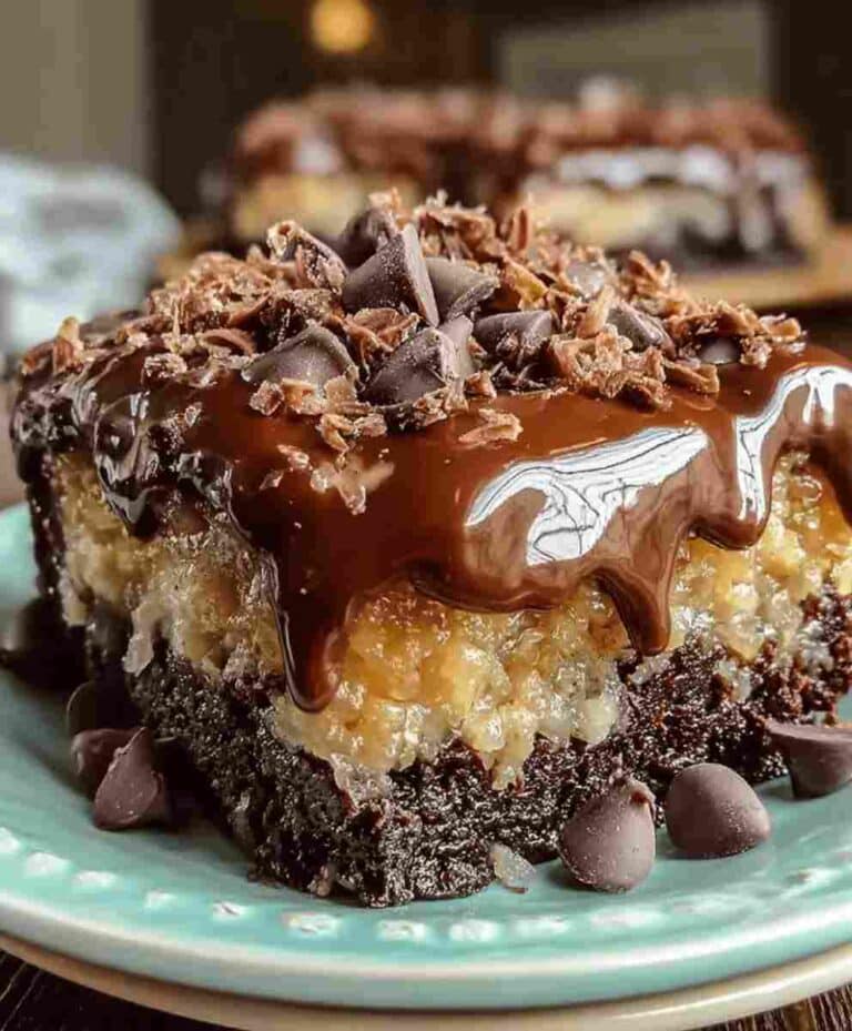 German Chocolate Poke Cake The Ultimate Easy Dessert Recipe