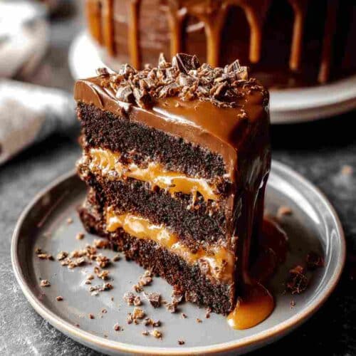 Salted Caramel Chocolate Cake Easy Decadent Dessert for Family Celebrations