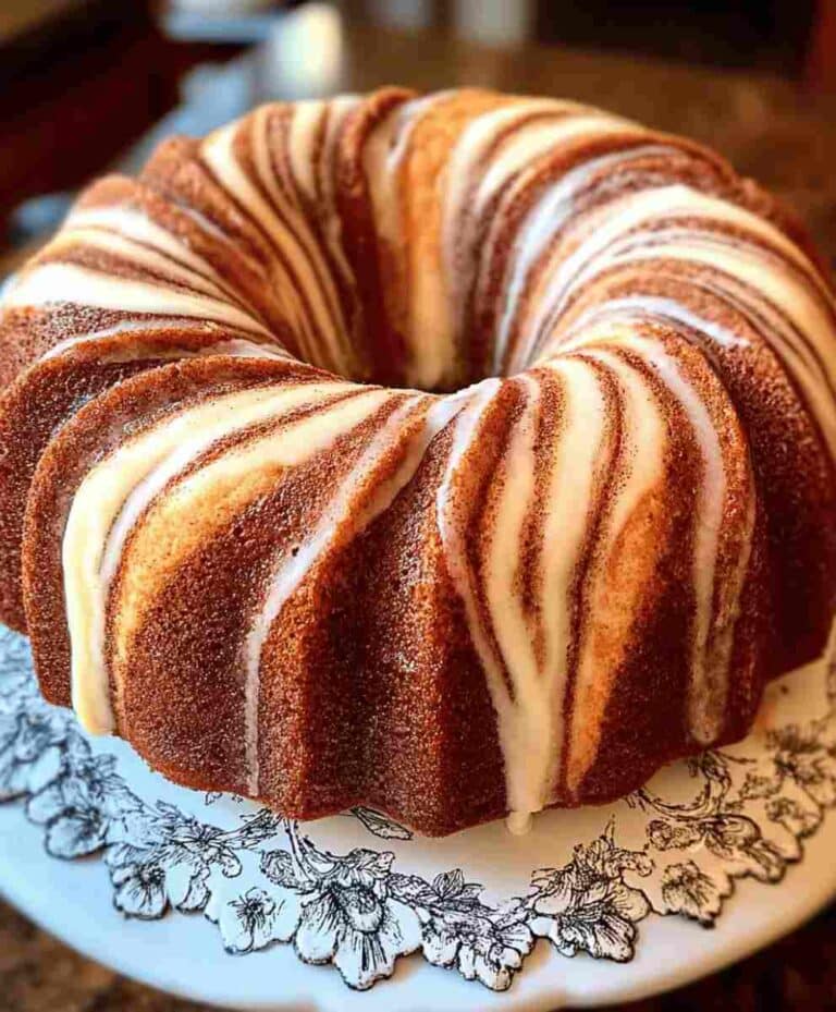 Cinnamon Swirl Bundt Cake Easy Family Comfort Dessert Recipe