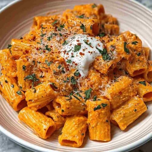 Creamy Tomato Garlic Rigatoni Easy Family Dinner