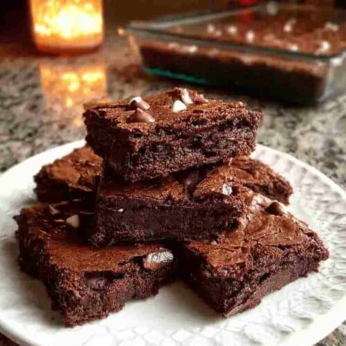 Greek Yogurt Brownies Easy Healthy Dessert Recipe