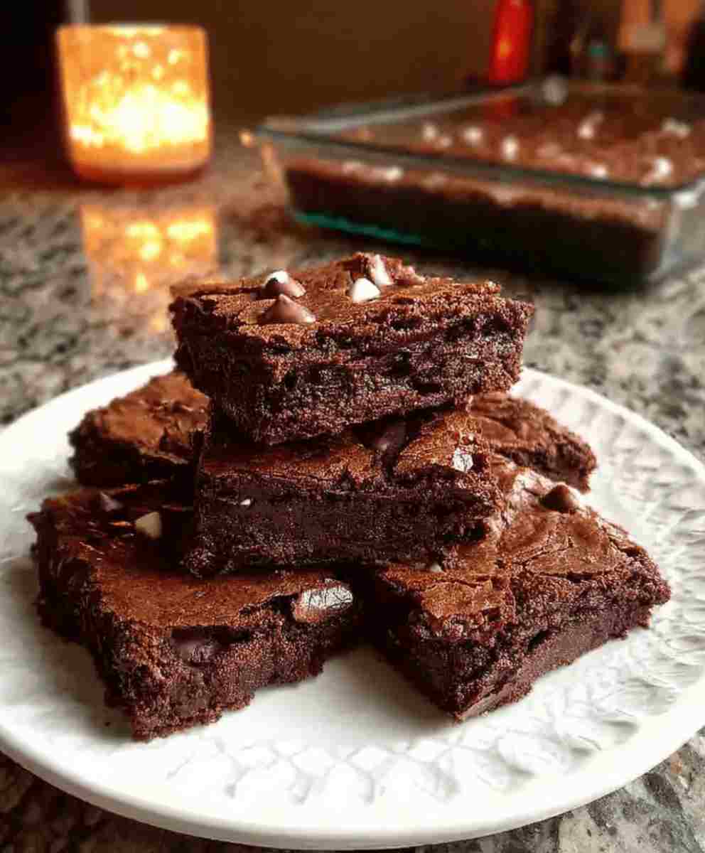 Greek Yogurt Brownies Easy Healthy Dessert Recipe