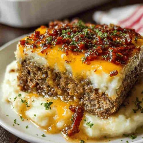 Easy Meatloaf with Mashed Potatoes and Cheese – Family Comfort Food