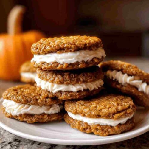 Pumpkin Oatmeal Cream Pies Easy Fall Dessert Recipe