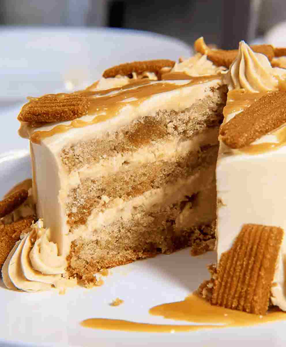 Biscoff Cake Recipe Easy, Cheesy Family Dessert
