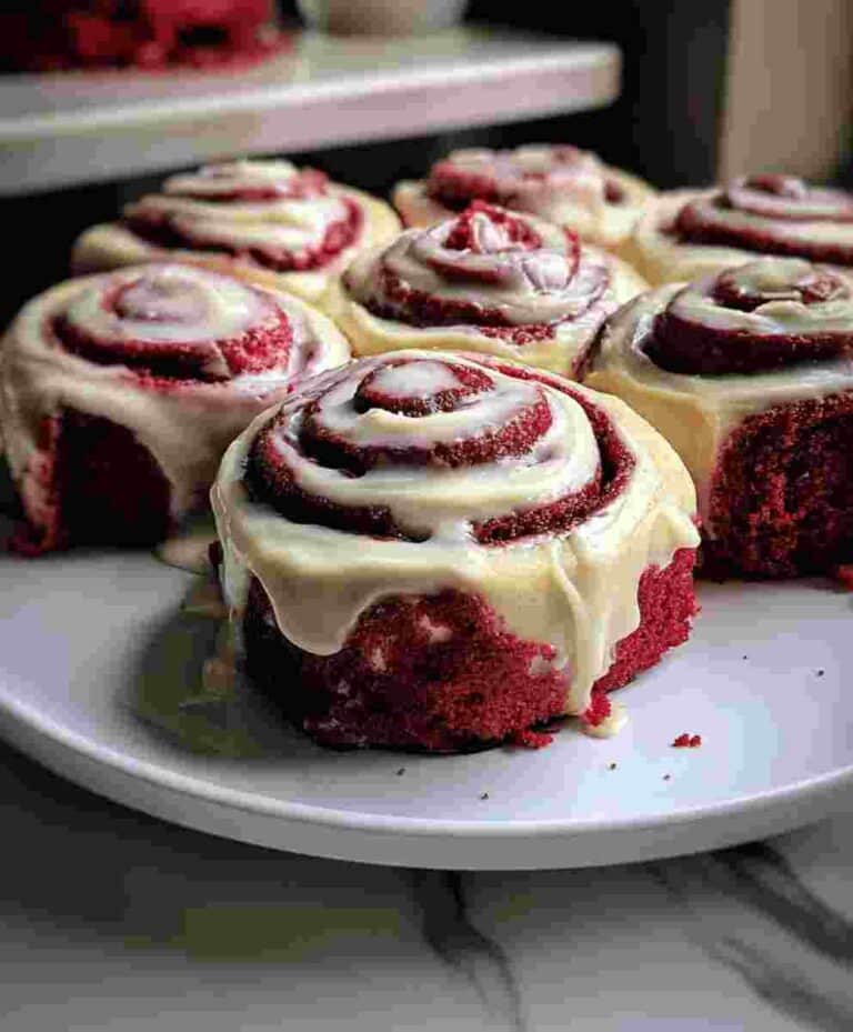 Red Velvet Cinnamon Rolls Easy Dessert Recipe for Breakfast Blis
