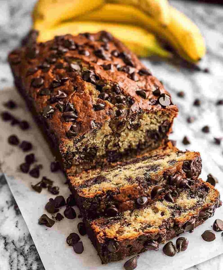 Chocolate Chip Banana Bread Easy Family Comfort Food Recipe