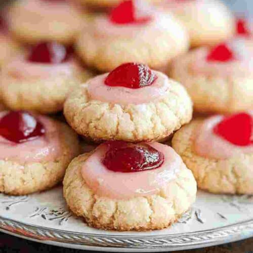 Almond Cherry Cookies Easy Holiday Baking Recipe