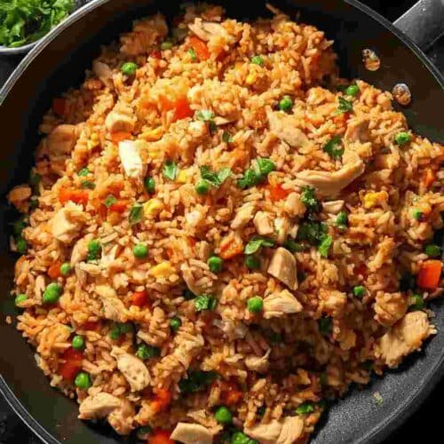 Chinese Chicken Fried Rice Easy Dinner Recipe for Busy Nights
