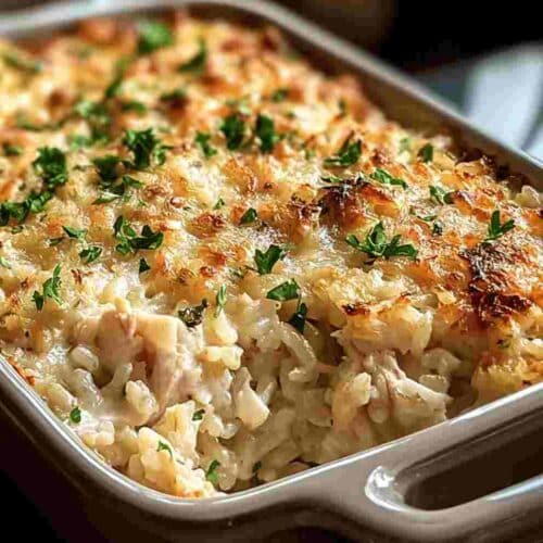 Creamy Chicken & Rice Casserole Easy Family Comfort Food