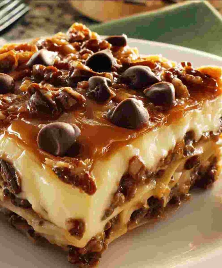 Turtle Lasagna Dessert Easy No-Bake Layered Treat for Every Occasion