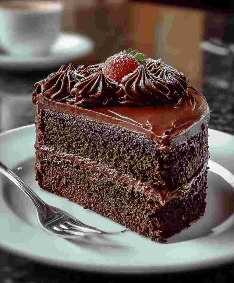 Midnight Fudge Cake Easy Decadent Dessert Recipe