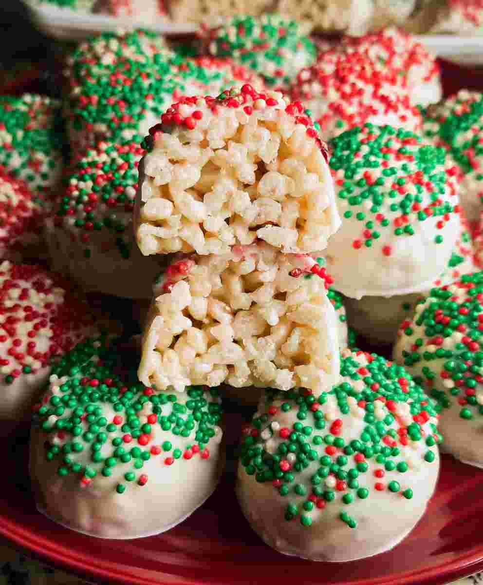 Christmas Rice Crispy Treats Recipe