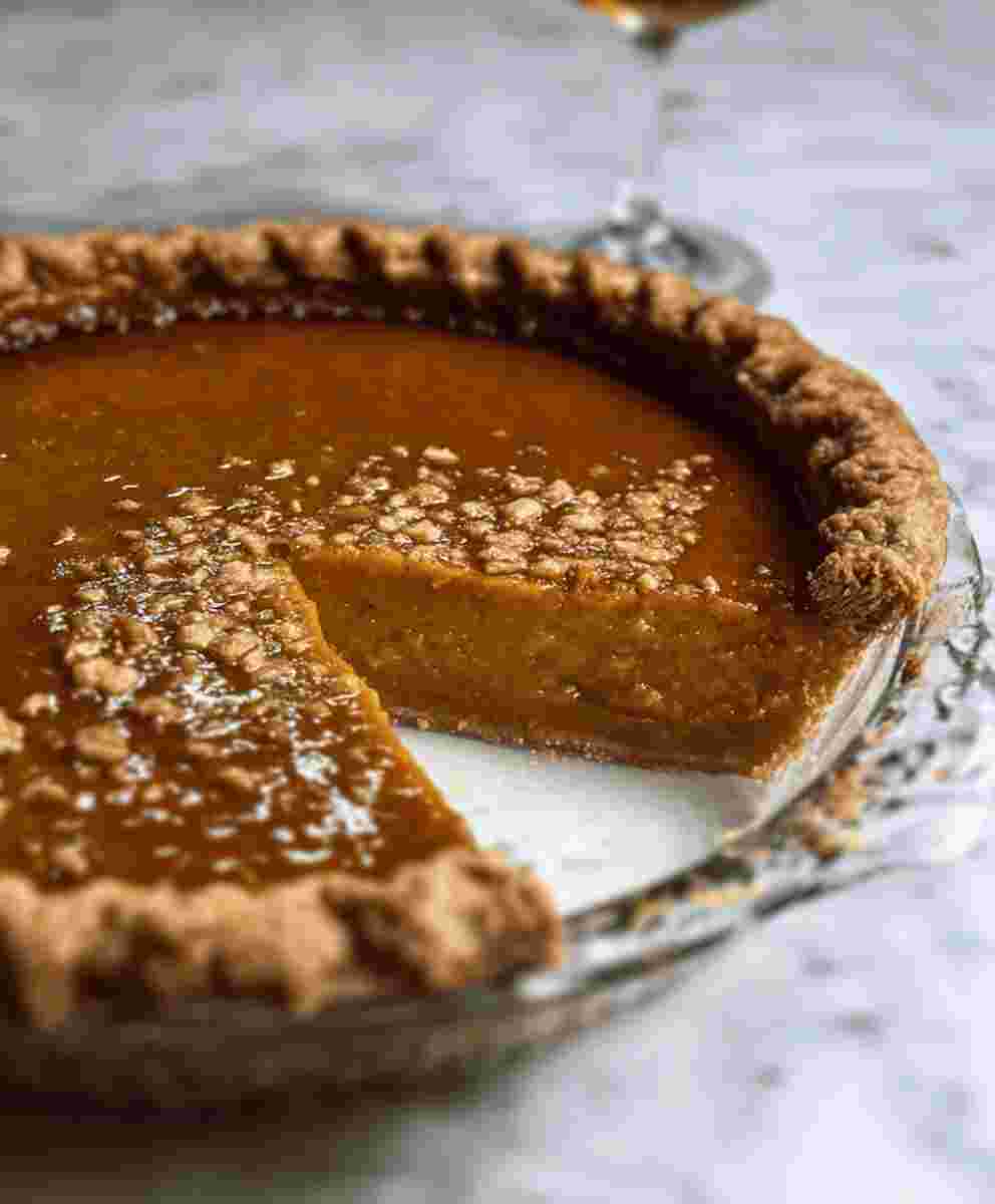 Bourbon Pumpkin Pie: Easy Holiday Dessert Recipe