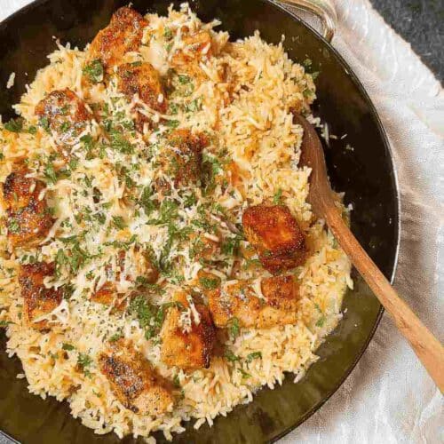 Garlic Parmesan Chicken and Rice: Easy Dinner Recipe for Busy Nights