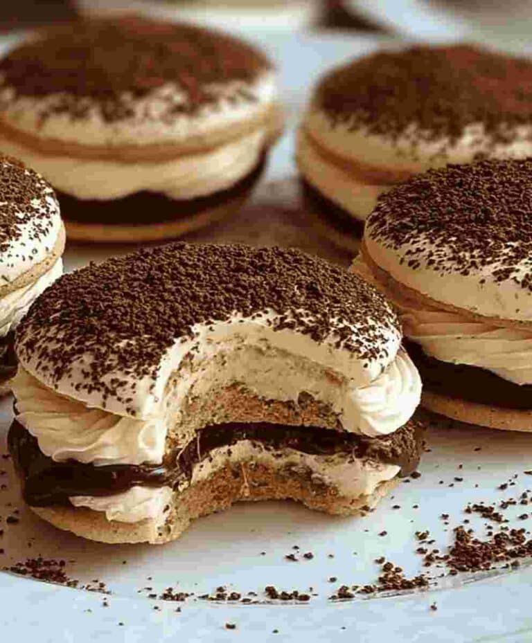 Tiramisu Sandwich Cookies Easy Italian-Inspired Dessert for Coffee Lovers