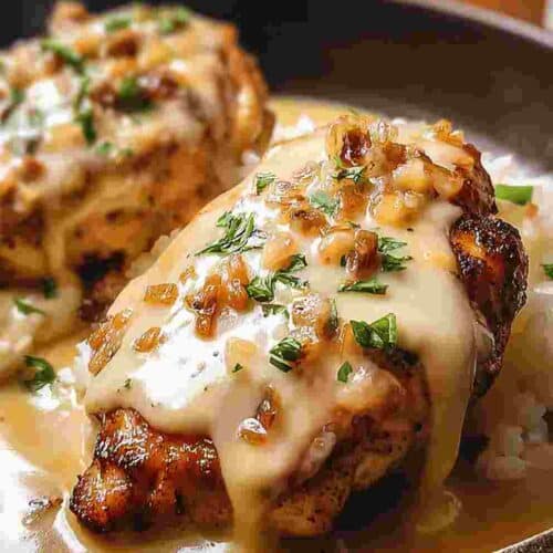 Easy Texas Roadhouse Smothered Chicken Cheesy Family Comfort Food