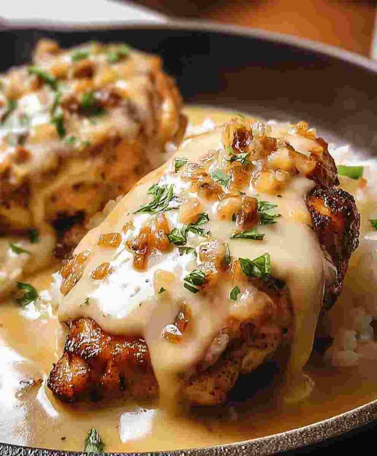 Easy Texas Roadhouse Smothered Chicken Cheesy Family Comfort Food