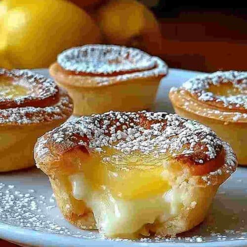 Lemon Impossible Pies Easy Dessert Recipe
