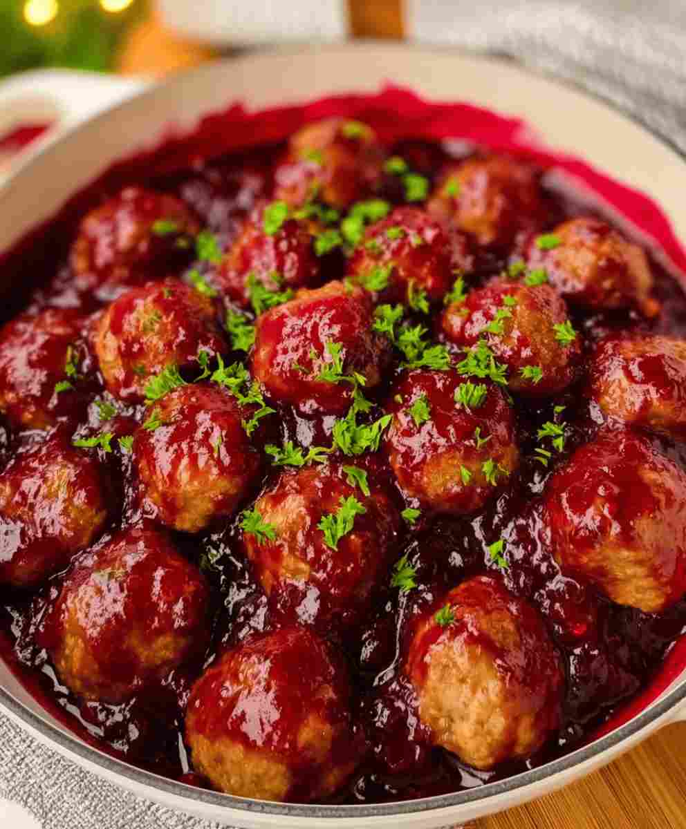 Cranberry Meatballs: Easy Dinner Recipe for the Holidays
