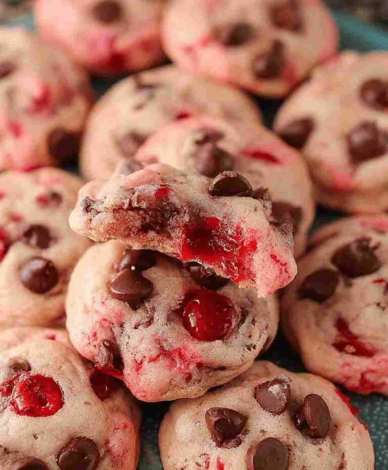 Maraschino Cherry Chocolate Chip Cookies: Easy Dessert Recipe for Families